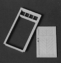 Door Parts -- Baggage 48′, HO, Detail Associates 7201