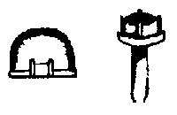 Dome & Vent -- For Tank Car, HO, Utah Pacific Models RR Product 53