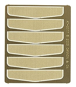 Anticlimber Safety Tread pkg(6) -- Fits 2102 Full-Width Anticlimber (Sold Separately), HO, Cannon & Company 2017