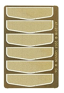 Anticlimber Safety Tread pkg(6) -- Fits 2103 Standard Anticlimber, Sold Separately, HO, Cannon & Company 2018