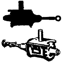 Brake Cylinders (Brass Casting) -- Steam Loco Tender, HO, Cal Scale 221