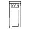 Doors -- Solid Panel pkg(4), HO, Alexander Scale 2407