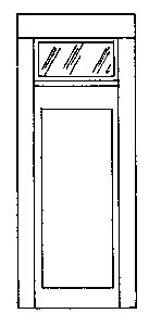 Doors -- Solid Panel pkg(4), HO, Alexander Scale 2407