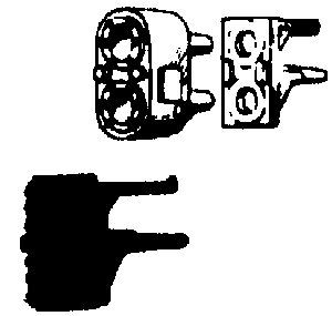 Steam Loco Headlight (Brass Castings) -- Mars Light - Twin w/Smokebox Mounting Bracket (Also Used on Die, HO, Cal Scale 263