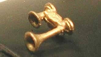 Nathan K2 K13 2-Chime Air Horn -- Lost Wax Brass Casting, HO, Cal Scale 638