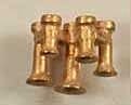 Airhorns (Unpainted Brass Casting) -- Nathan M5 5 Bells Forward, HO, Cal Scale 551