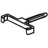 Ladder Clips (Clear Acrylic) -- Fits Ladder 90423 (Sold Separately) pkg(5), O, Plastruct Inc 95435
