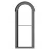 1 Over 1 Round-Top Window with Precut Glazing -- 24 x 72′ pkg(6), O, Tichy Train Group 2087