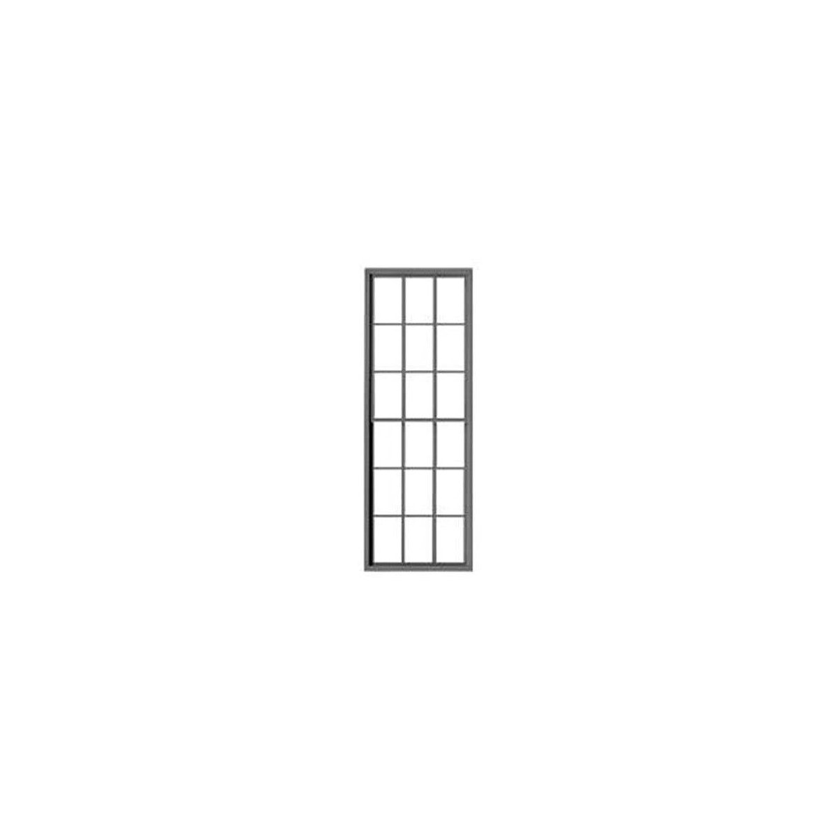9 Over 9 Double-Hung Masonry Window with Precut Glazing -- 37-1/2 x 104′ pkg(4), O, Tichy Train Group 2092