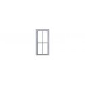 2-2 Double-Hung Window with Glazing and Shades -- 36 x 86` Scale (Fits .815 x 1.76` Opening) pkg, O, Tichy Train Group 2094