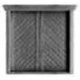 Victorian Baggage Door -- 72 x 80` Scale, .48 x .515` Opening pkg(4), N, Tichy Train Group 2545