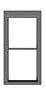 1/1 Double-Hung Window pkg(12), HO, Tichy Train Group 8237