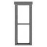 1/1 Double Hung Window w/Fancy Top Trim -- 2 pkg(12), HO, Tichy Train Group 8251