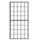40-Pane Masonry Window w/Glazing -- 50 x 100` Scale, Fits .68 x 1.45` Opening pkg(6), HO, Tichy Train Group 8295