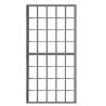 40-Pane Masonry Window w/Glazing -- 50 x 100` Scale, Fits .68 x 1.45` Opening pkg(6), HO, Tichy Train Group 8295