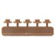 Nut, Bolt & Washer Detail -- 10` Square Bolt w/20` Washer, Styrene, Rust Color, pkg(40), HO, Tichy Train Group 8275