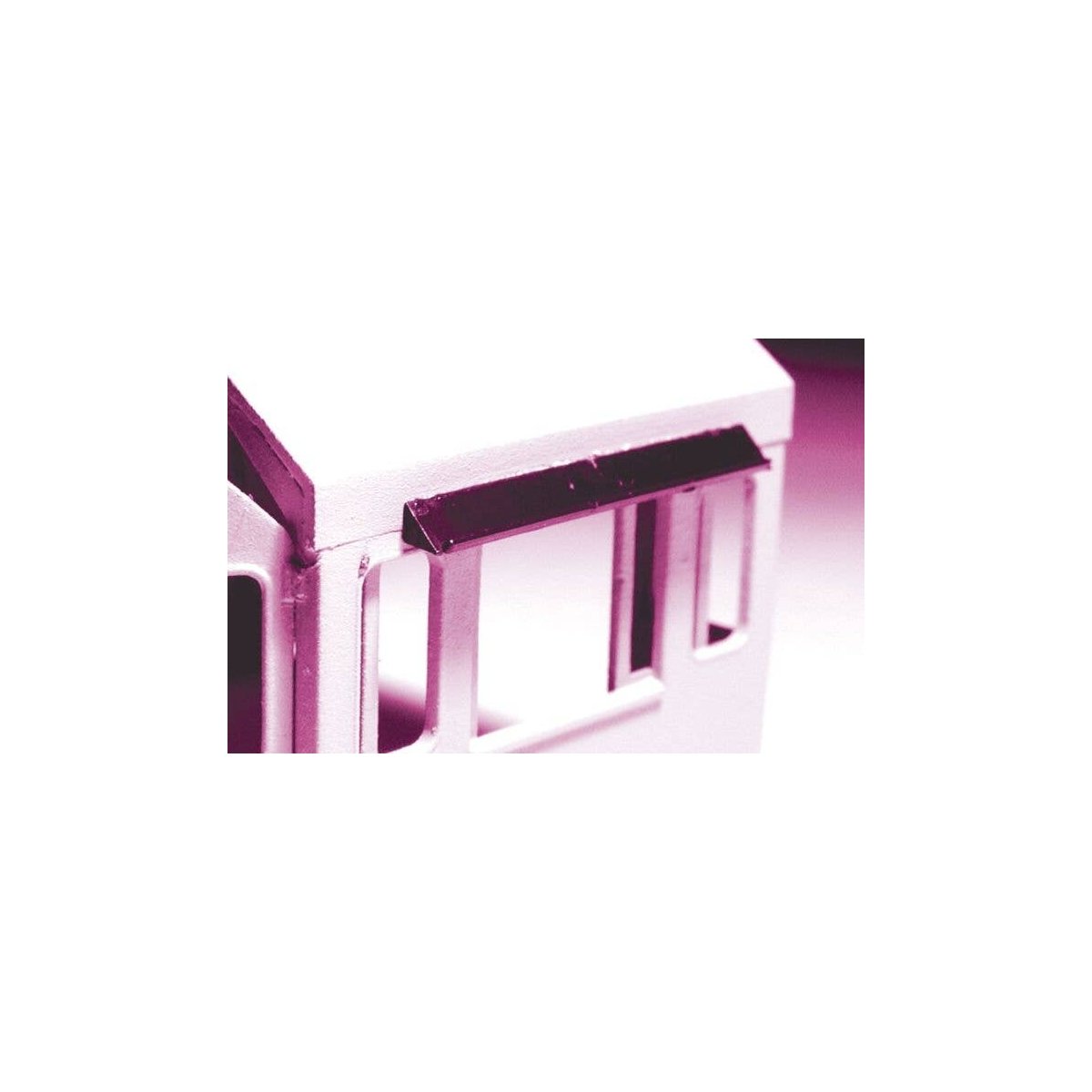 Cab Window Shades for Diesel Locomotives -- Southern, Norfolk Southern, HO, Hi-Tech Details 6017