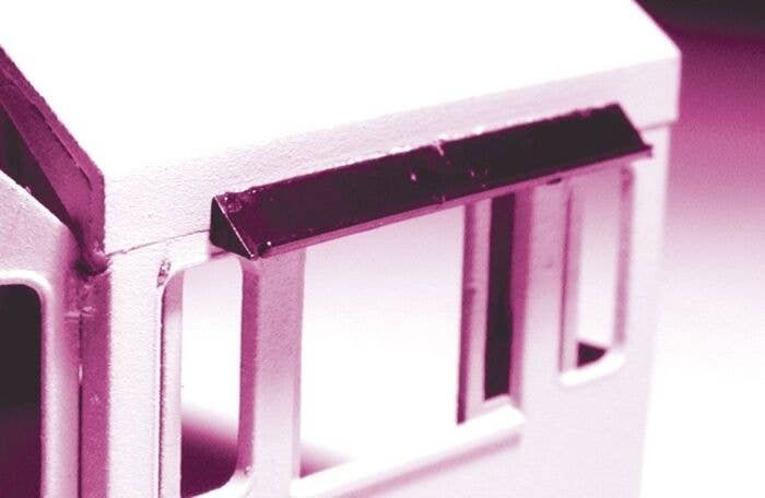 Cab Window Shades for Diesel Locomotives -- Southern, Norfolk Southern, HO, Hi-Tech Details 6017