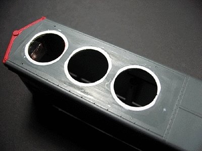 SD45 Radiator Fan Shroud Inserts -- For PROTO 2000 Use w/Cannon Fans Sold Separately, HO, Hi-Tech Details 6031
