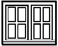 Window pkg(4) -- Double, N, Alexander Scale 2599