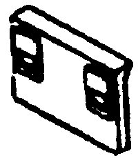 Dynamic Brake Access Panel, HO, Cal Scale 436