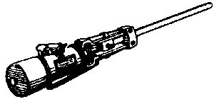 Steam Loco Power Reverse (Brass Casting) -- PRR Modern Style, HO, Cal Scale 237