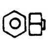 Hex Nut & Bolt -- 1-1/4′, O, Grandt Line Products Inc 15