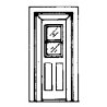 Door -- DRGW Coach Ends, HO, Grandt Line Products Inc 5070