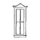 Double-Hung Windows w/Pointed Top -- Four-Pane, 30 x 88′, O, Grandt Line Products Inc 3736