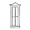 Double-Hung Windows w/Pointed Top -- Four-Pane, 30 x 88′, O, Grandt Line Products Inc 3736