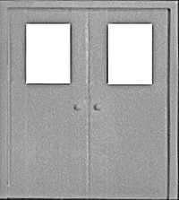 Doors -- Double Personnel pkg(2), HO, Pikestuff 1111