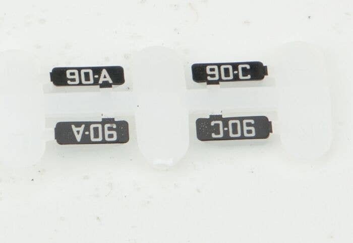 Alternate Numberboards for Kato EMD FP7A -- Milwaukee Road 90A, 90C, N, Kato USA Inc 11650
