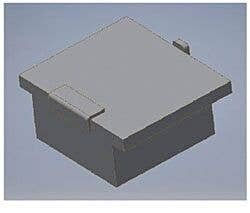 Alco Sand Filler Hatches -- Plastic pkg(2), HO, Cal Scale 190733