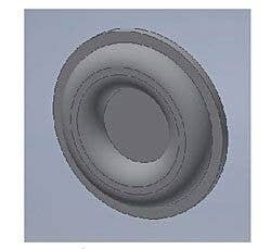 Locomotive Polling Pockets -- 8-1/2` Scale Diameter (3/32` Actual), Plastic, HO, Cal Scale 190734