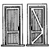 Door -- With Frame & 2 Tounge-And-Groove Panels, HO, Grandt Line Products Inc 5131