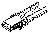 Cushion Coupler Pockets -- Most 60′ Freight Cars pkg(2), HO, Details West 1010