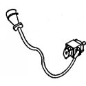 MU Cables -- 1 Each Receptacle Single-Plug & Stand, HO, Details West 219