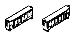 Auxiliary Numberboards for Switchers pkg(2) -- Electro-Motive Division, HO, Details West 136