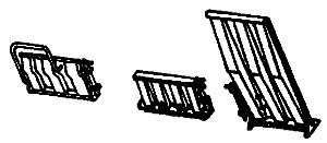 Intermodal Details -- Bridge Plates for Piggyback Flats pkg(2), HO, Details West 1017
