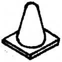 Radio Antenna -- `Cone` Type pkg(2), HO, Details West 278