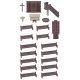 Church Interior Detail Set, HO, Faller Gmbh 180346