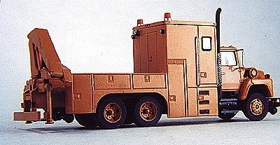 Wreck Crane Supply Carrier Body - Kit (unpainted metal) -- Fits Atlas Ford Tractor (Sold Separat, HO, Custom Finishing 7072