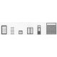 Window & Door Assortment pkg(200), HO, Tichy Train Group 8091