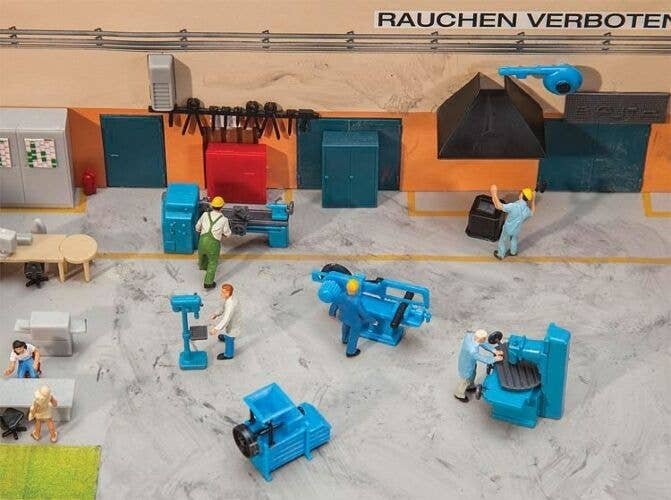 Locksmith′s Workshop Interior Equipment - Kit, HO, Faller Gmbh 180456