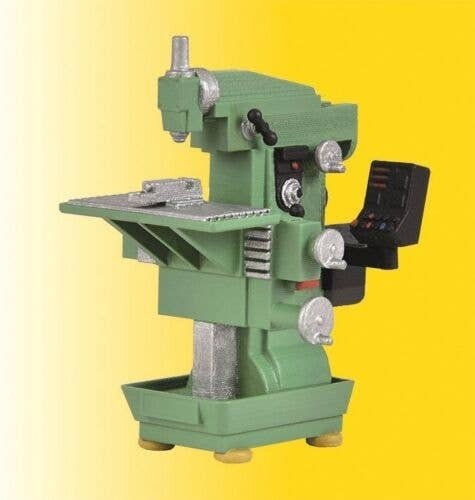 Milling Machine - Assembled & Decorated -- Green, HO, Kibri 38671