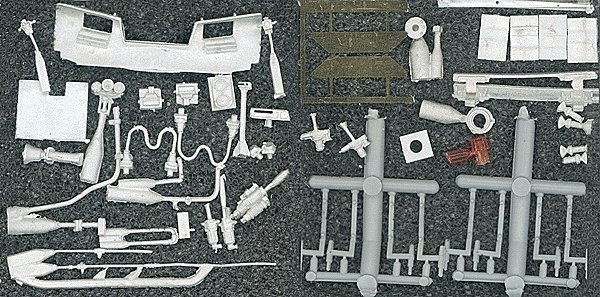 Super Detail Set for EMD GP60 Diesels -- For Santa Fe, Burlington Northern Santa Fe (47 Pieces), HO, Details West 331