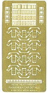 Detailing Set -- For Heavyweight Passenger Cars, N, Gold Medal Models 16044
