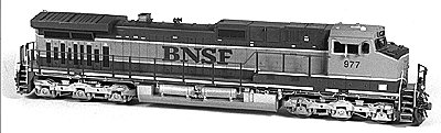 GE Detail Sets -- Atchison, Topeka & Santa Fe, Burlington Northern & Santa Fe, HO, Details West 232