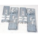 Trailer Landing Gear (2 Sets) -- Includes: Landing Gear, Tire Rack, Tool Box & Bulkheads, HO, Lonestar Models 12106
