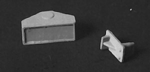 ALCO Numberboards pkg(4) -- Angled Back, HO, Detail Associates 2603